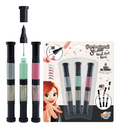 BUKI - CRAYONS POUR VERNIS À ONGLES – ARGENT - F/D/I/ML