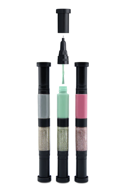 BUKI - CRAYONS POUR VERNIS À ONGLES – ARGENT - F/D/I/ML