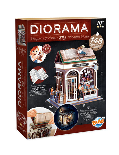 BUKI – DIORAMA „BÜCHERREGAL“ – D/E/I/ML