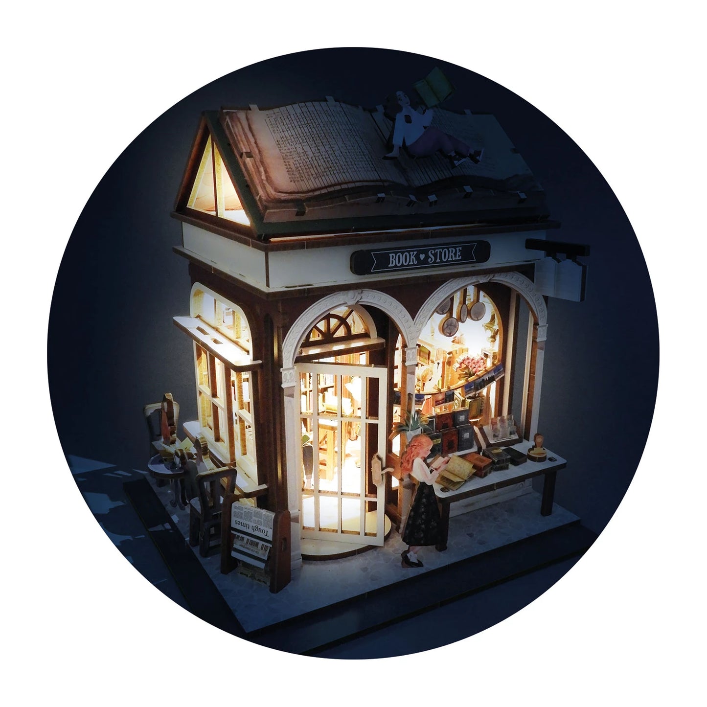 BUKI – DIORAMA „BÜCHERREGAL“ – D/E/I/ML