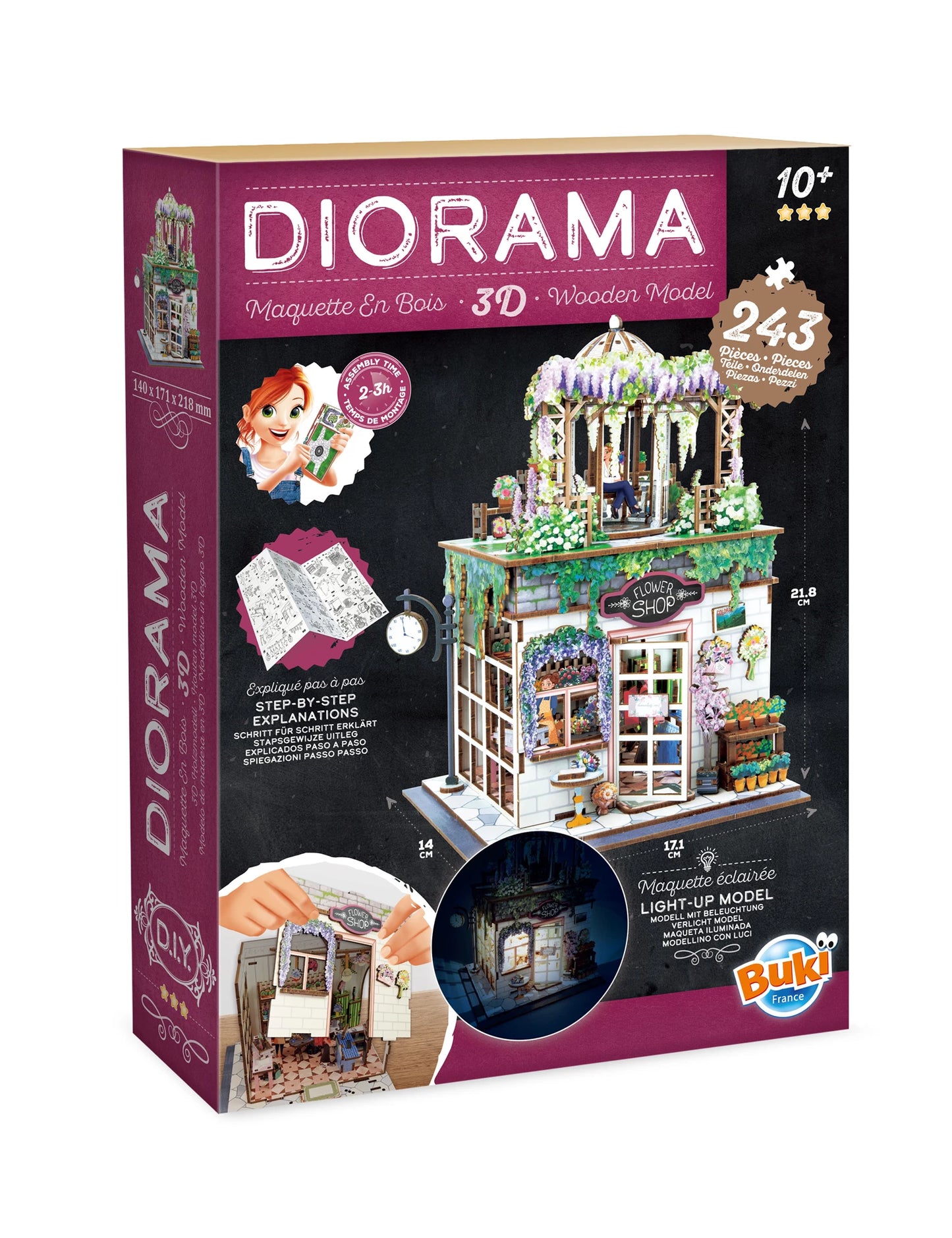BUKI - DIORAMA „BLUMENLADEN“ - F/D/I/ML