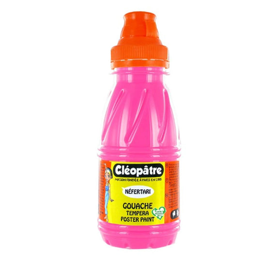 NEFERTARI – TEMPERA A GOUACHE 250ML ROSA NEON