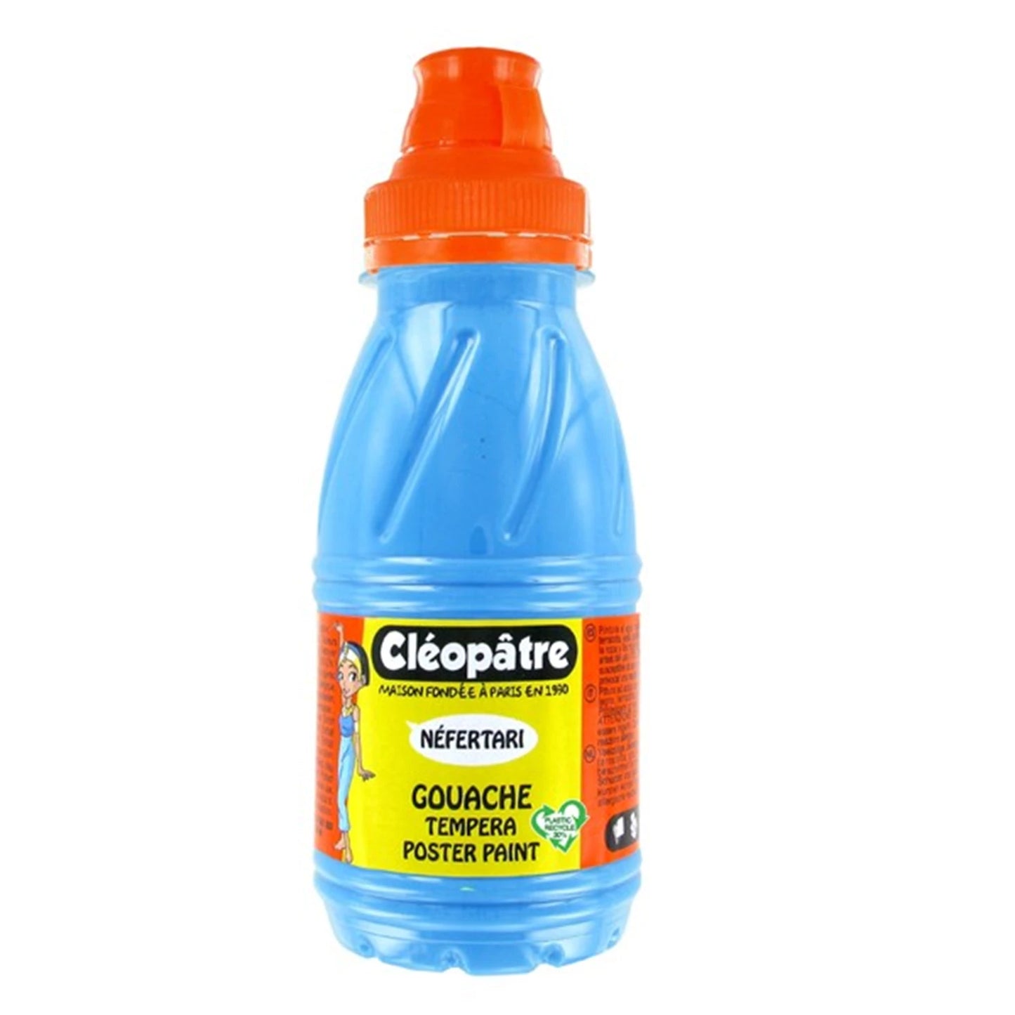 NEFERTARI – GOUACHE TEMPERA 250ML BLU NEON