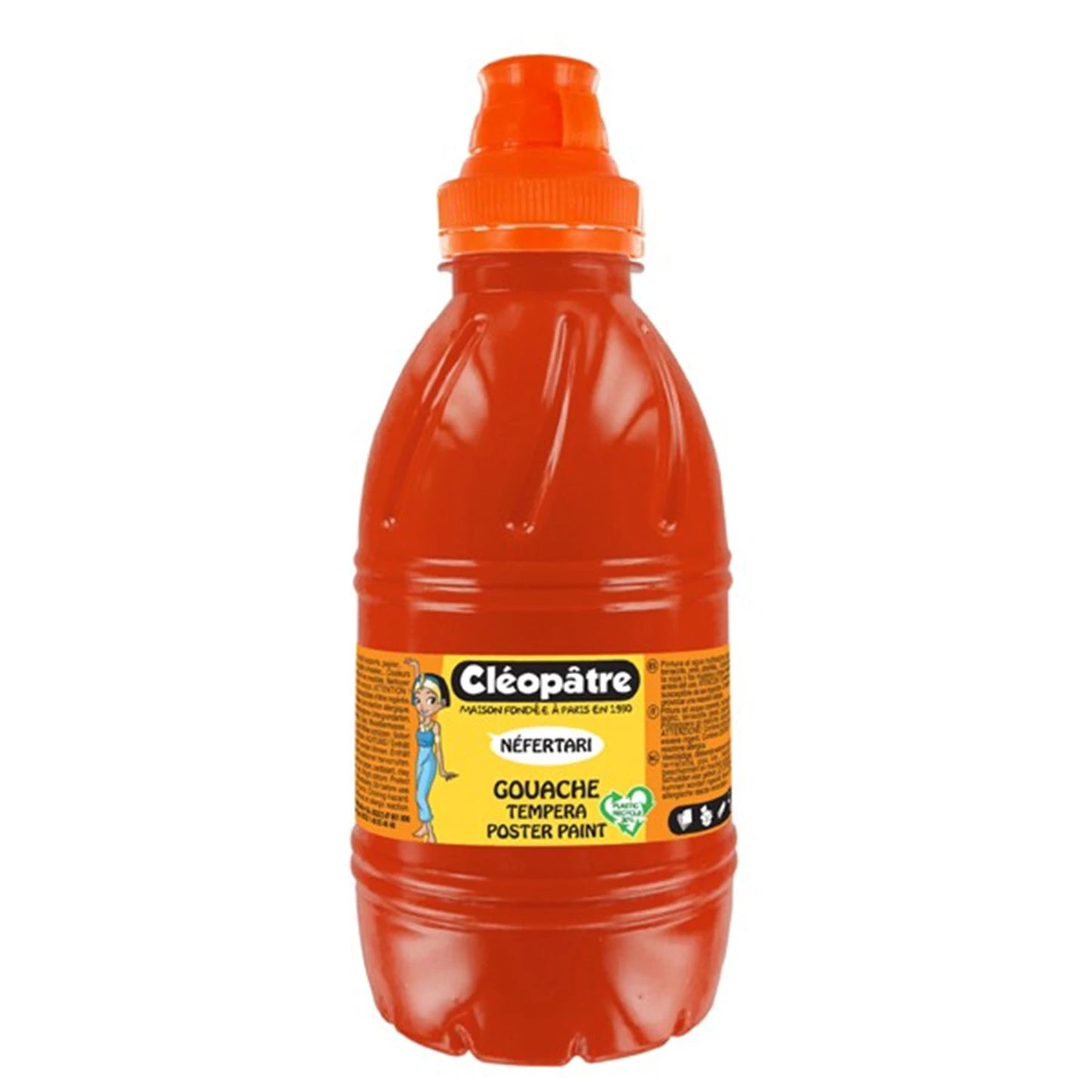 NEFERTARI – GOUACHE TEMPERA 500ML ROSSO CINOBRE