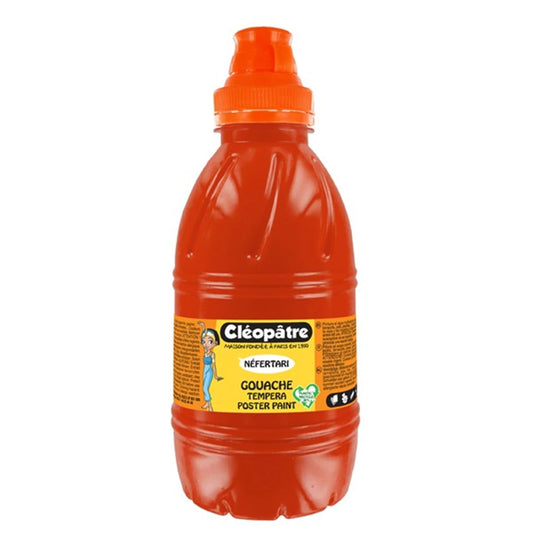 NEFERTARI – GOUACHE TEMPERA 500ML ROSSO CINOBRE