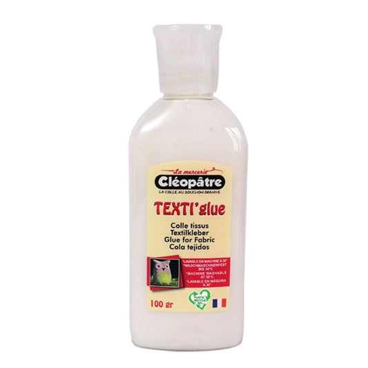 TEXTI'GLUE - COLLE TEXTILE MERCERIE CLEOPÂTRE 100G