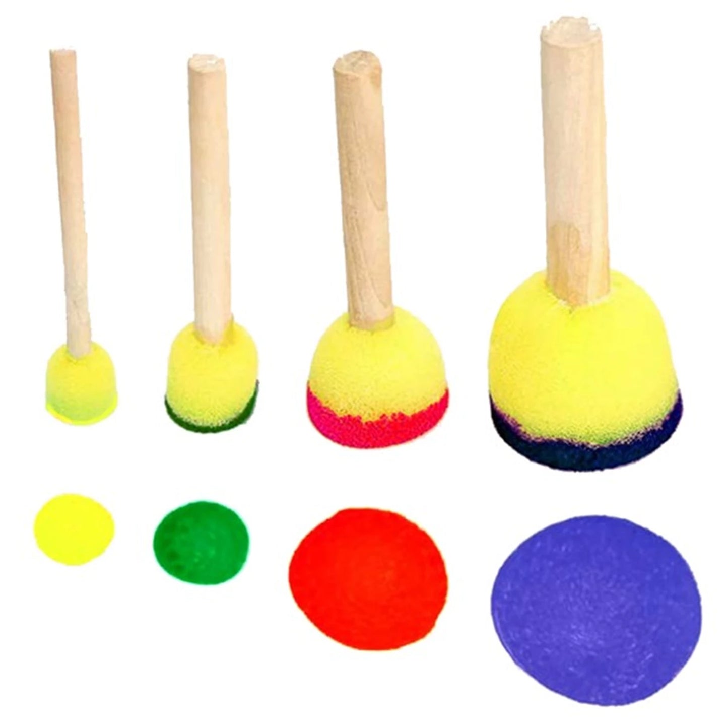 4 TAMPONS EN MOUSSE (10, 20, 30 + 40 MM)