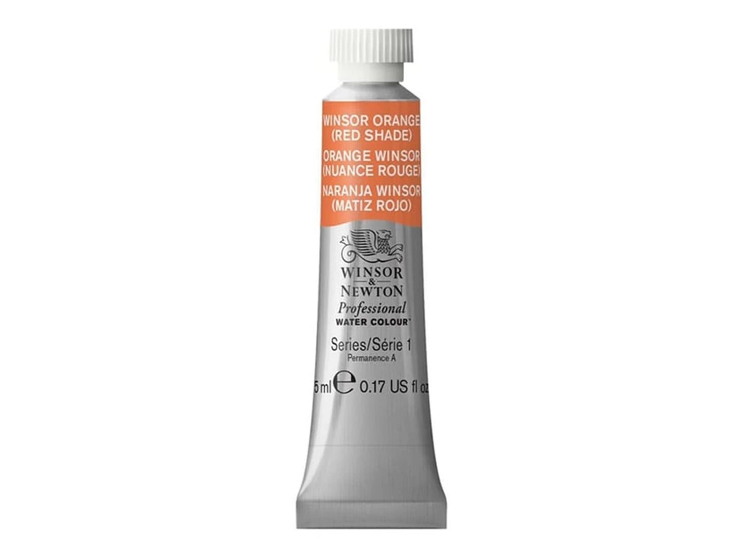 W&N PROF. ACQUERELLO TUBO 5ML WINSORORANGE (TONALITÀ ROSSA)