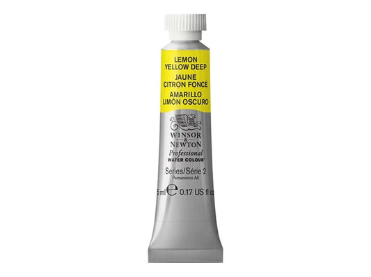 W&N PROF. ACQUERELLO TUBO 5ML GIALLO LIMONE SCURO