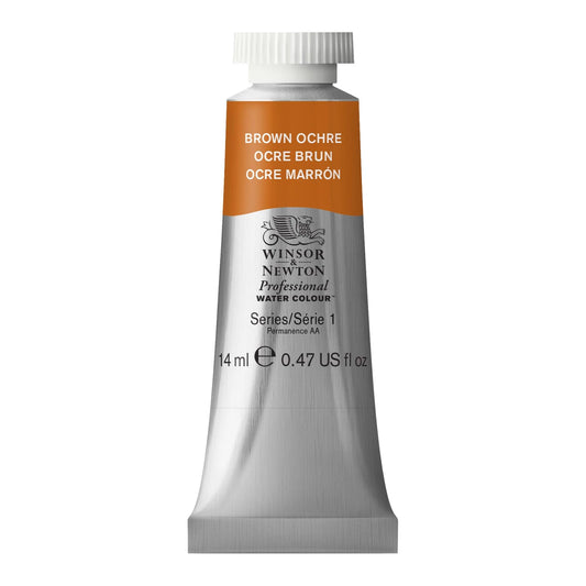 W&N PROF. ACQUERELLO TUBO 14ML MARRONE OCRA