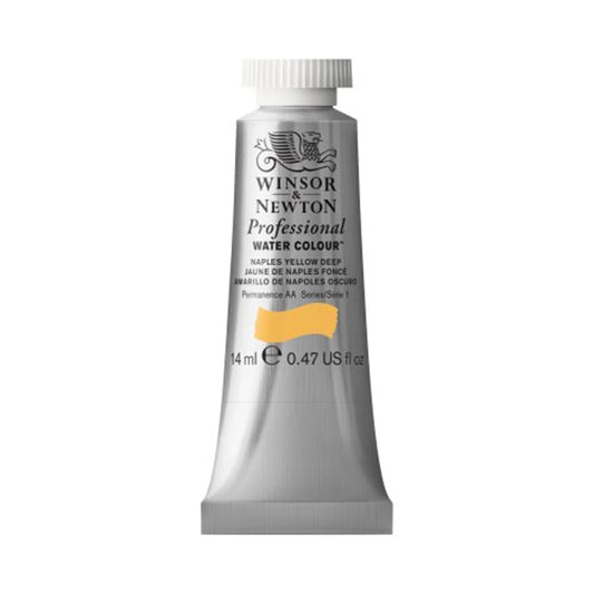 W&N PROF. ACQUERELLO TUBO 14ML GIALLO NAPOLI SCURO