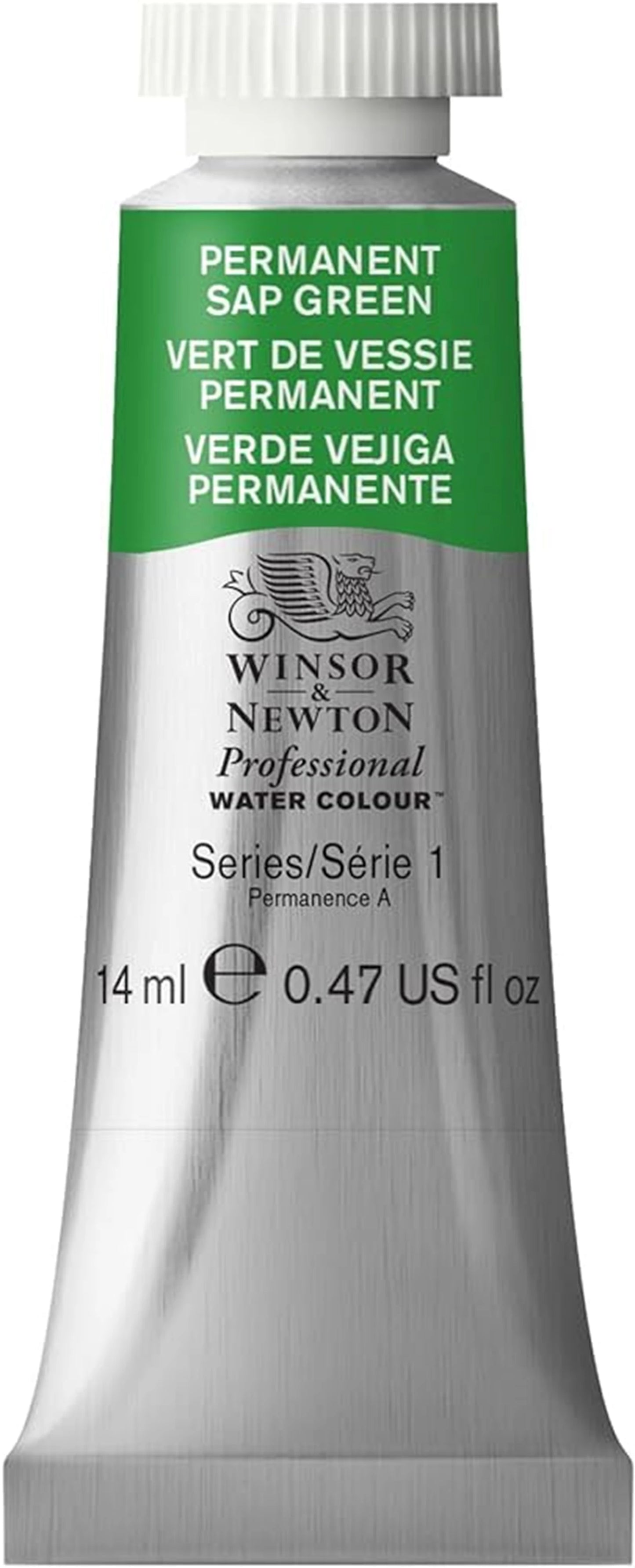 W&N PROF. ACQUERELLO TUBO 14ML PERMANENT JUICE GREEN