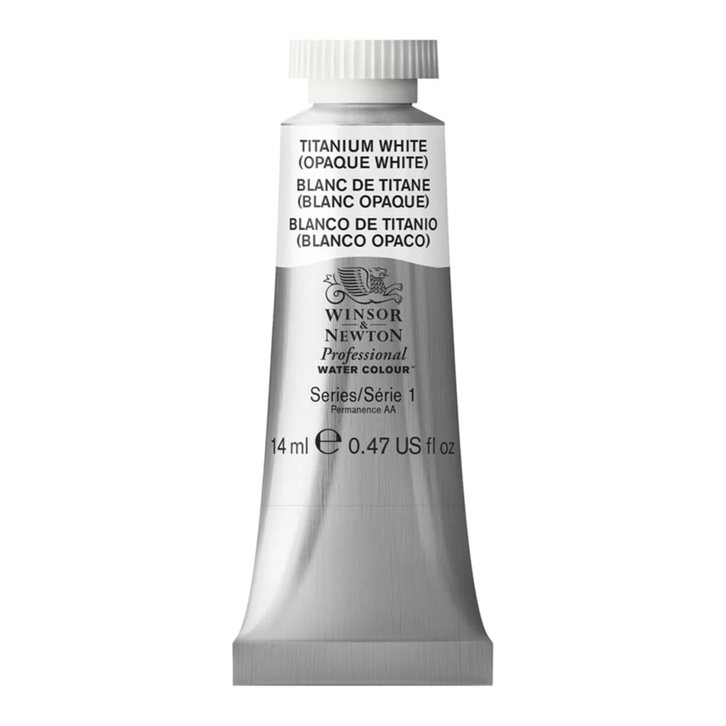 W&N PROF. ACQUERELLO TUBO 14ML BIANCO TITANIO (BIANCO OPACO)