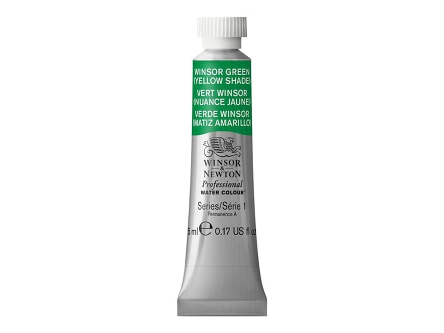W&N PROF. ACQUERELLO TUBO 5ML WINSOR GREEN (TONALITÀ GIALLA)