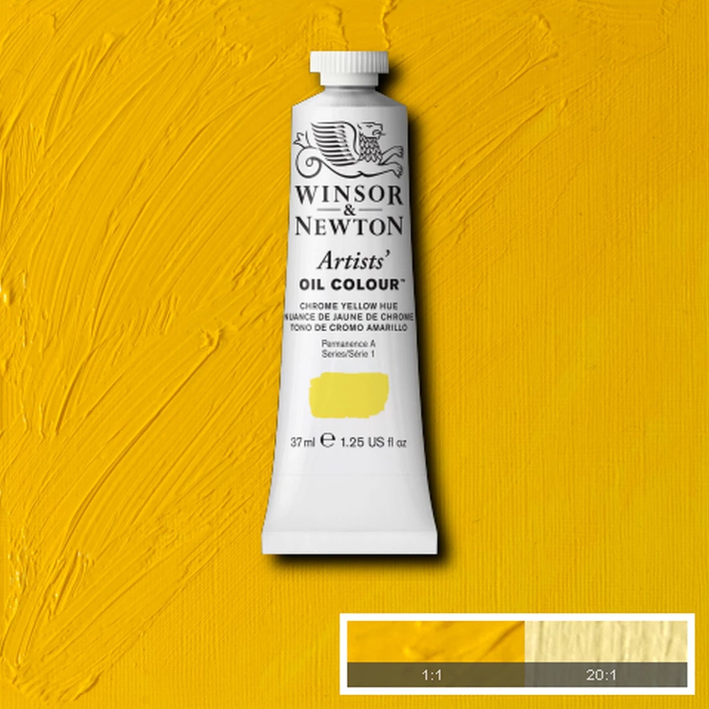 COLORE A OLIO PER ARTISTI W&N TUBO DA 37 ML COLORE GIALLO CROMO