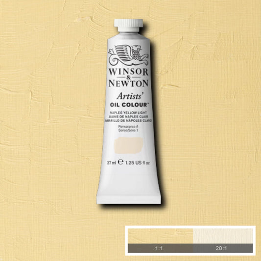 W&N ARTISTS' OIL PAINT TUBO DA 37ML GIALLO NAPOLI CHIARO
