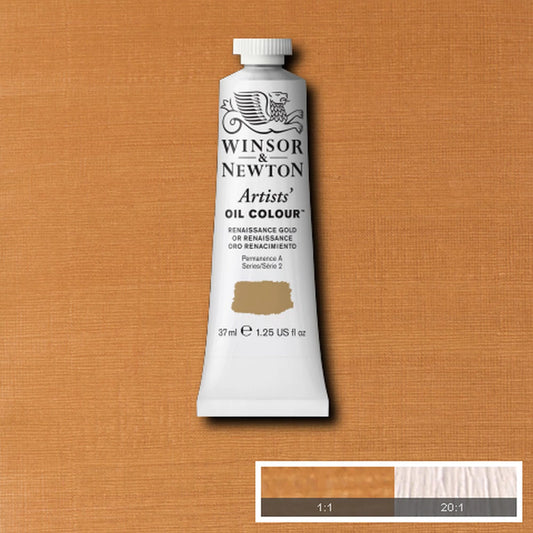 W&N ARTISTS' OIL PAINT TUBO DA 37 ML RENAISSANCE GOLD