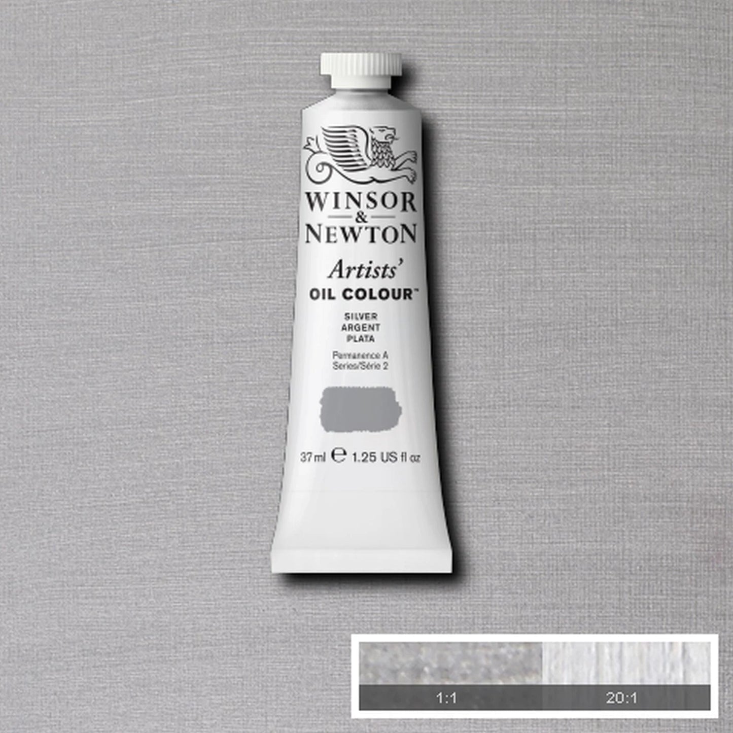 W&N ARTISTS' OIL PAINT TUBO DA 37ML ARGENTO