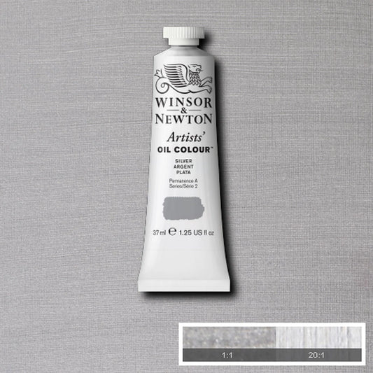 W&N ARTISTS' OIL PAINT TUBO DA 37ML ARGENTO