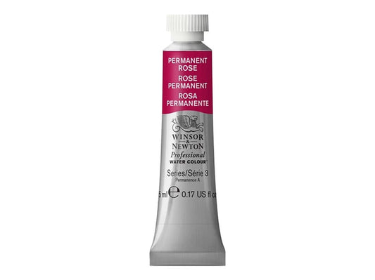 W&N PROF. ACQUERELLO TUBO 5ML ROSA PERMANENTE