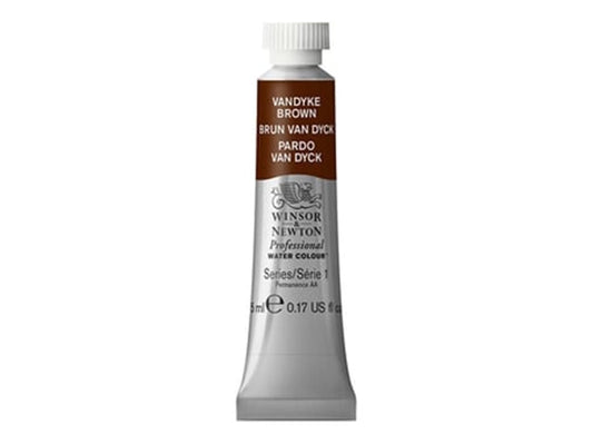 W&N PROF. ACQUERELLO TUBO 5ML MARRONE VANDYKE