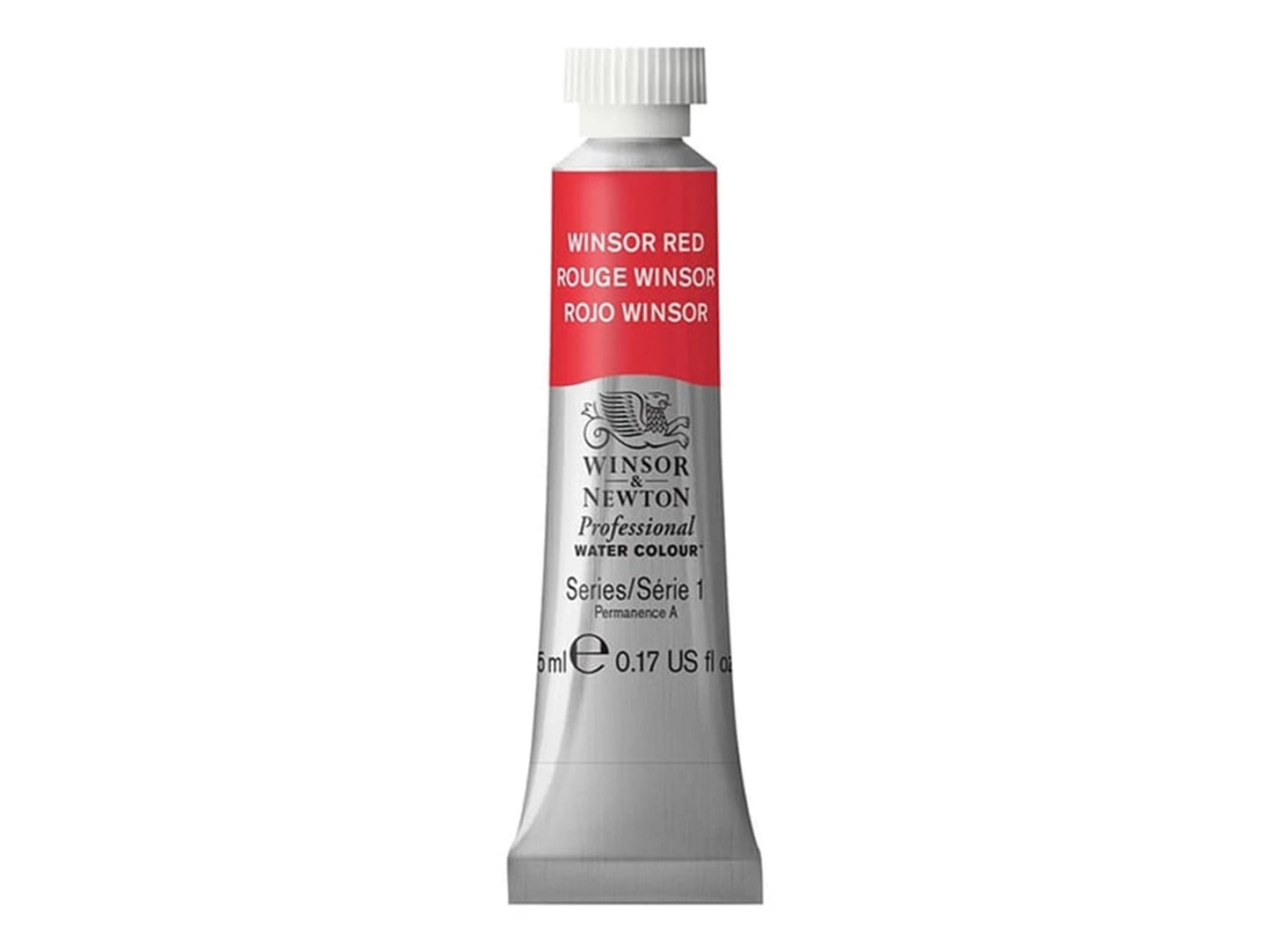 W&N PROF. ACQUERELLO TUBO 5ML WINSORR ROSSO