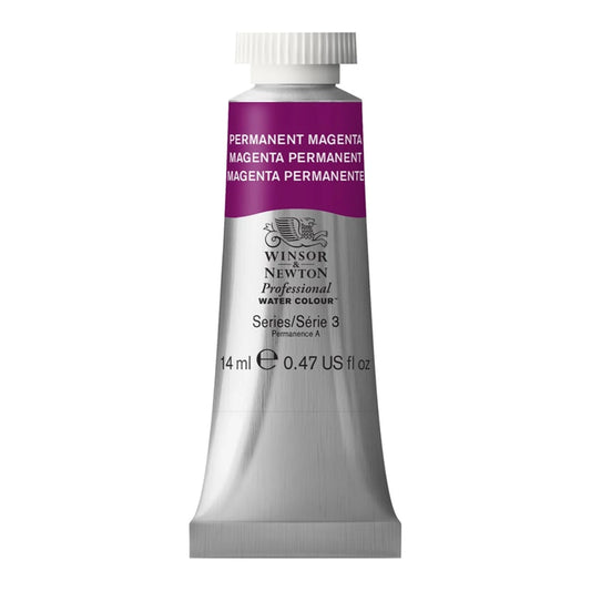 W&N PROF. ACQUERELLO TUBO 14ML PERMANENTE MAGENTA