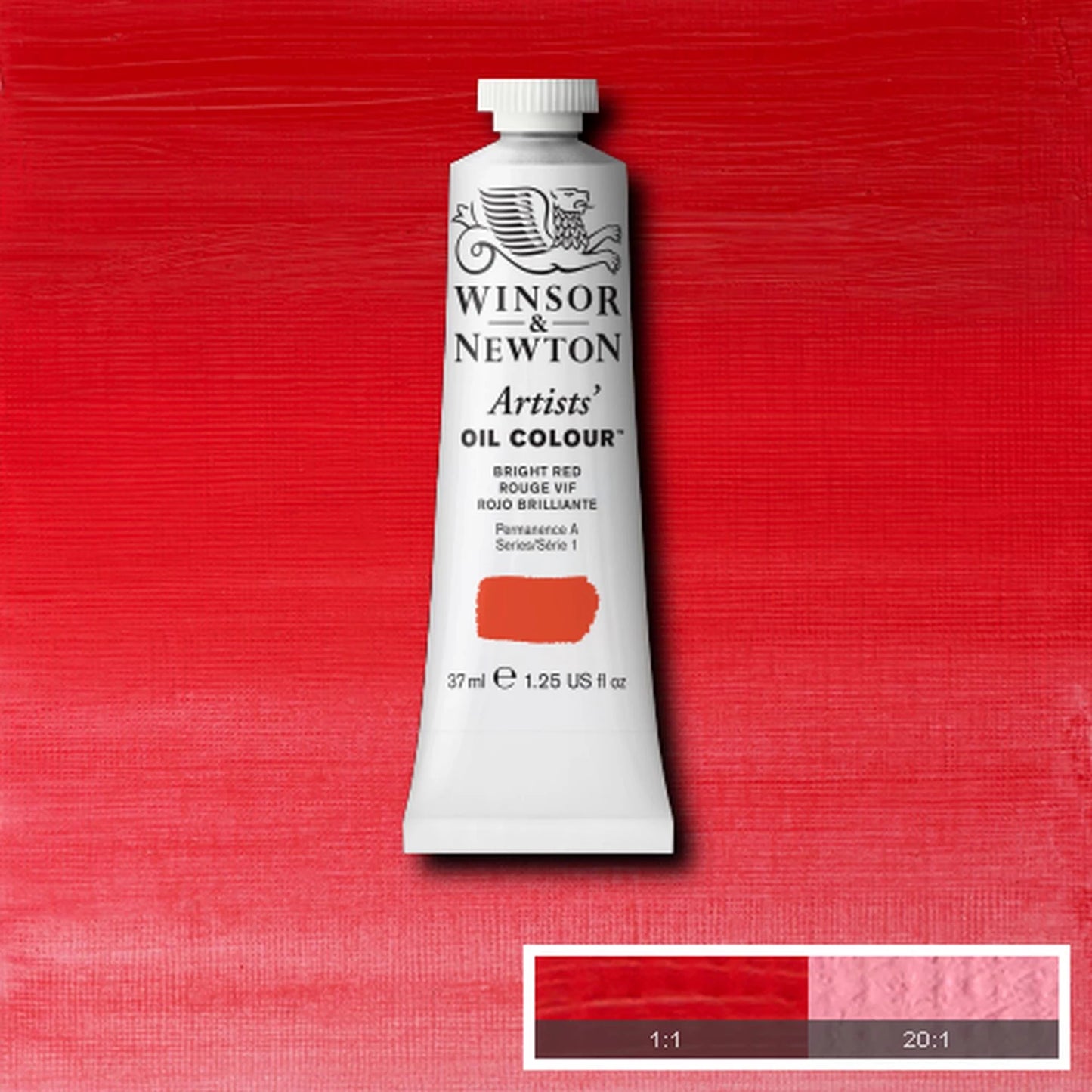 W&N ARTISTS' OIL PAINT TUBO DA 37ML ROSSO BRILLANTE