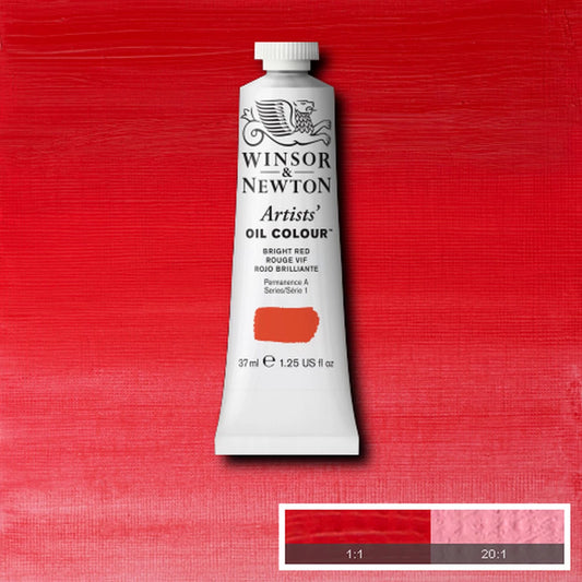 W&N ARTISTS' OIL PAINT TUBO DA 37ML ROSSO BRILLANTE