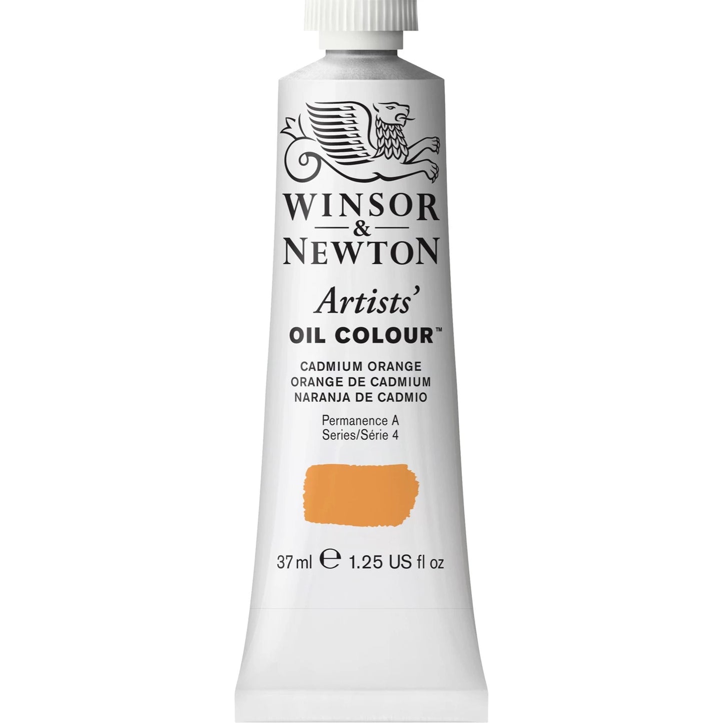 W&N ARTISTS' OIL PAINT TUBO DA 37ML ARANCIO CADMIO