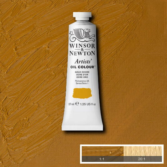 W&N ARTISTS' OIL PAINT TUBO DA 37 ML OCRA DORATA