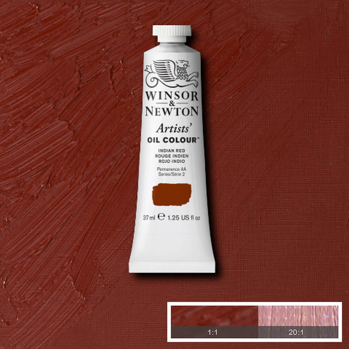 W&N ARTISTS' OIL PAINT TUBO DA 37ML ROSSO INDIANO