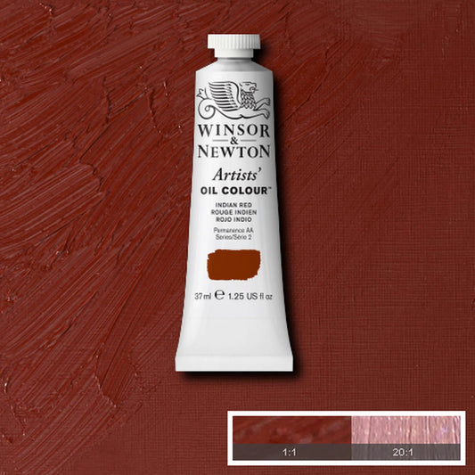W&N ARTISTS' OIL PAINT TUBO DA 37ML ROSSO INDIANO