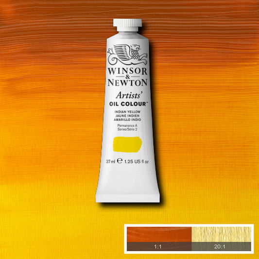 W&N ARTISTS' OIL PAINT TUBO DA 37ML GIALLO INDIANO