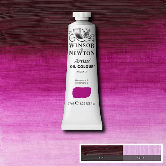 W&N ARTISTS' OIL PAINT TUBO DA 37 ML MAGENTA