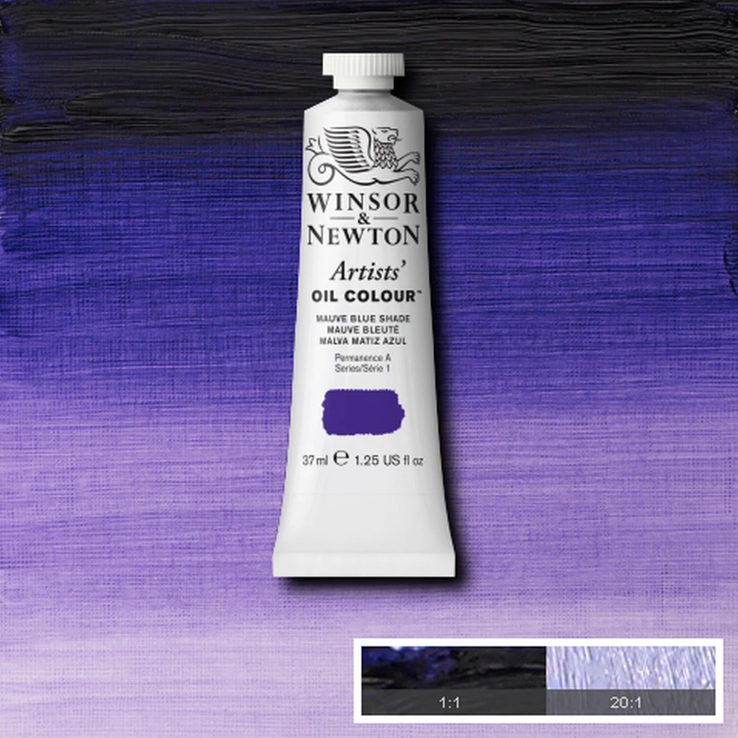 W&N ARTISTS' OIL PAINT TUBO DA 37 ML TONO BLU MALVA