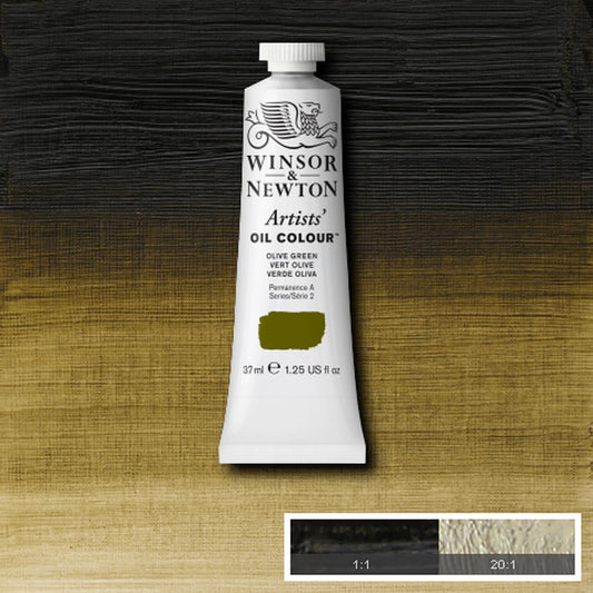 W&N ARTISTS' OIL PAINT TUBO DA 37ML VERDE OLIVA