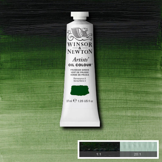W&N ARTISTS' OIL PAINT TUBO DA 37ML VERDE DI PRUSSIA
