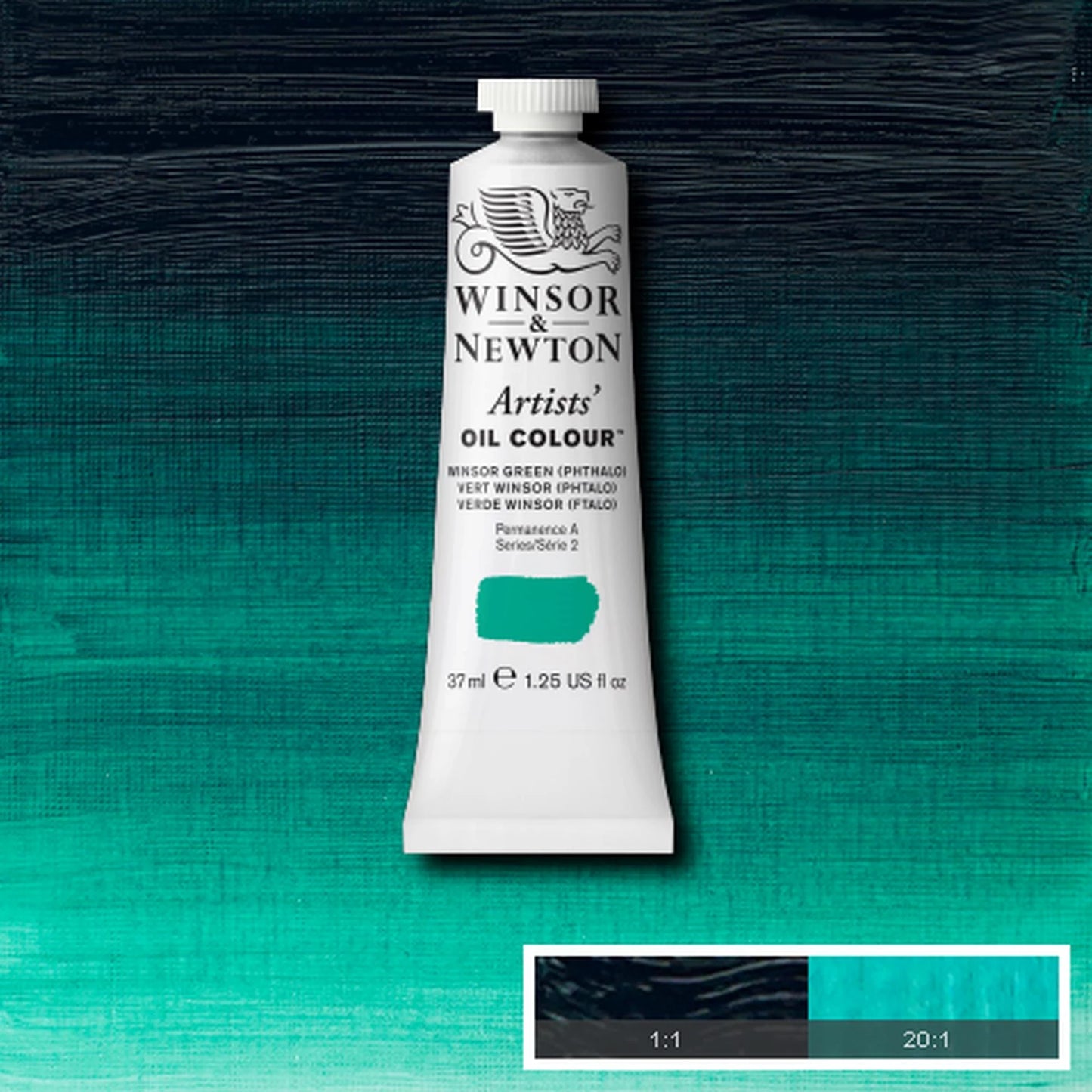 W&N ARTISTS' OIL PAINT TUBO DA 37 ML WINSOR GREEN