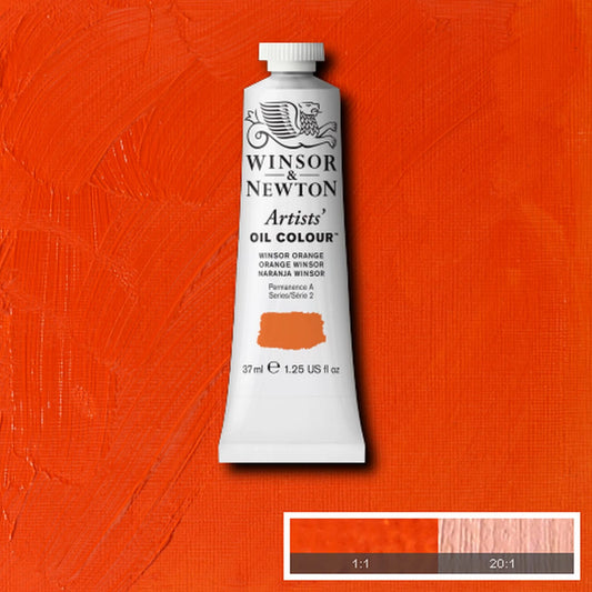 W&N ARTISTS' OIL PAINT TUBO DA 37 ML WINSORORANGE