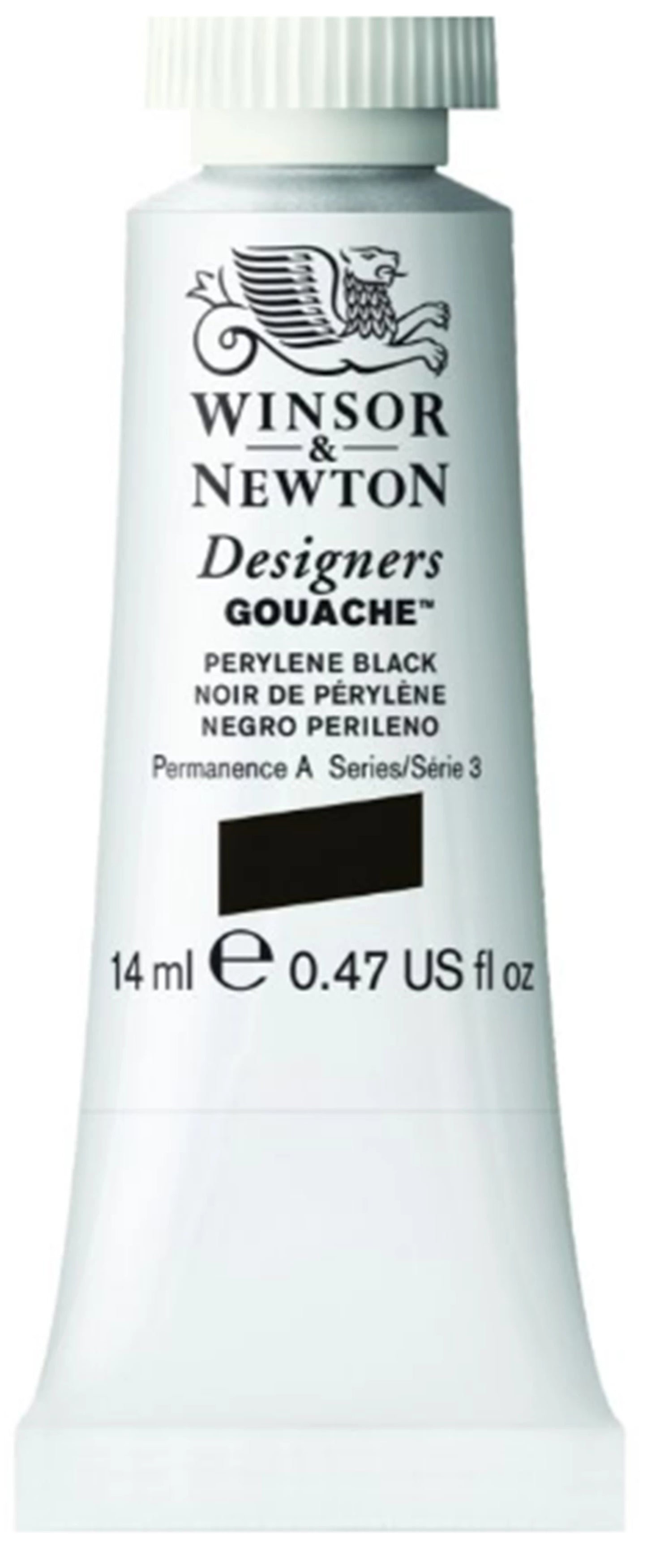 W&N DESIGNERS GOUACHE TUBO 14ML NERO PERILENE