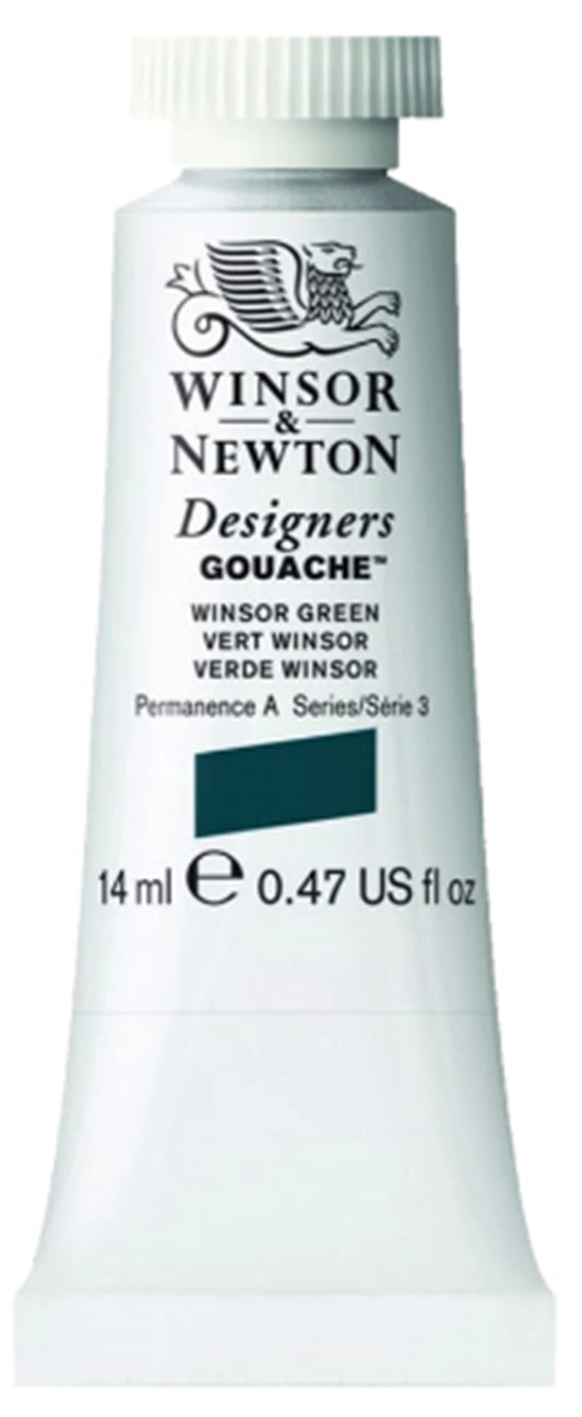 W&N DESIGNERS GOUACHE TUBO DA 14 ML WINSOR GREEN