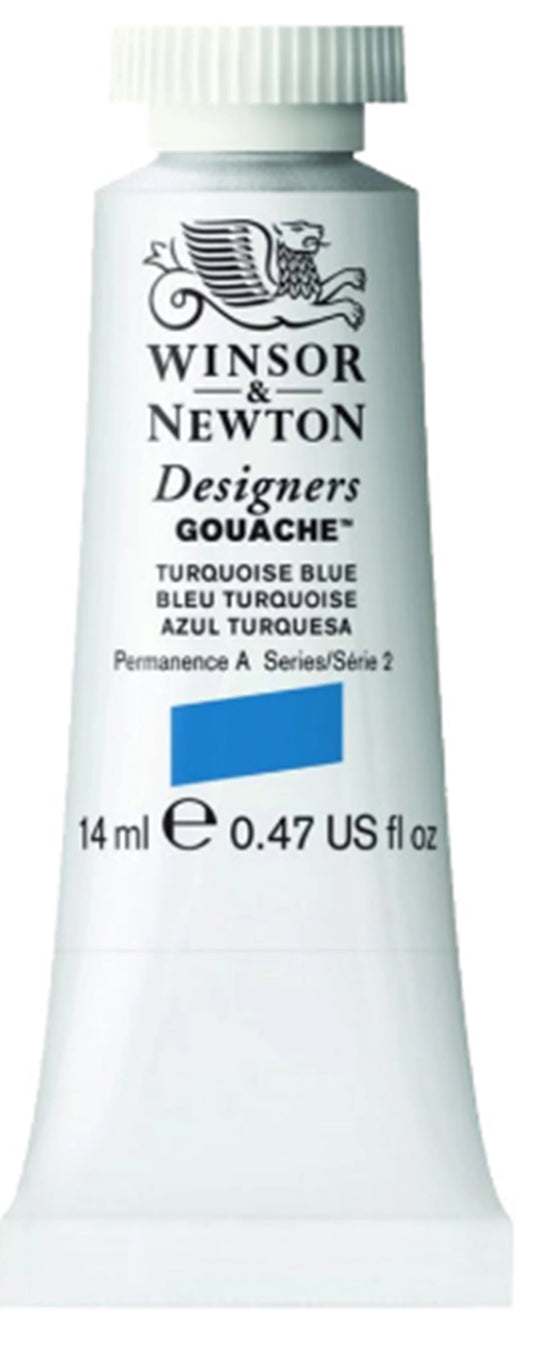 W&N DESIGNERS GOUACHE TUBO 14ML BLU TURCHESE