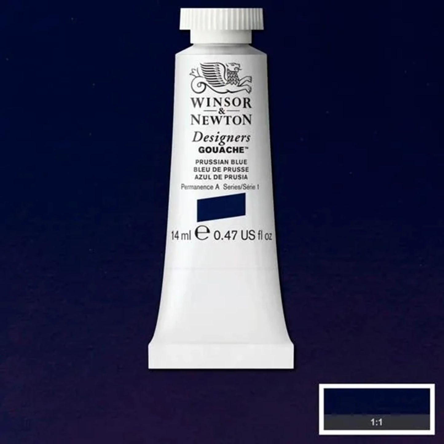 W&N DESIGNERS GOUACHE TUBO 14ML BLU PRUSIANO