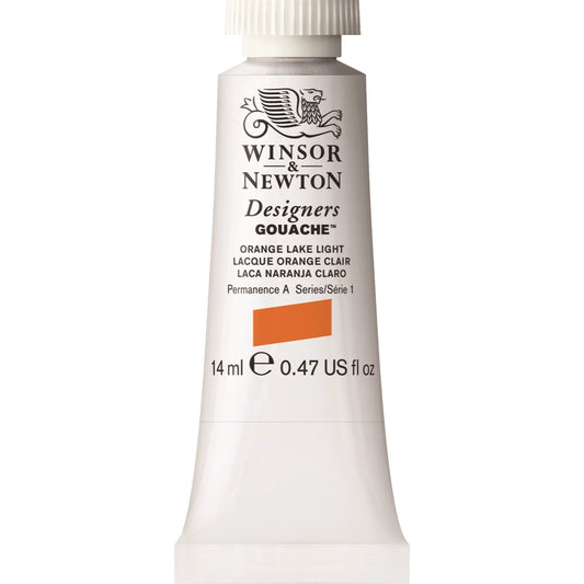 W&N DESIGNERS GOUACHE TUBO 14ML LACCA ARANCIONE CHIARO