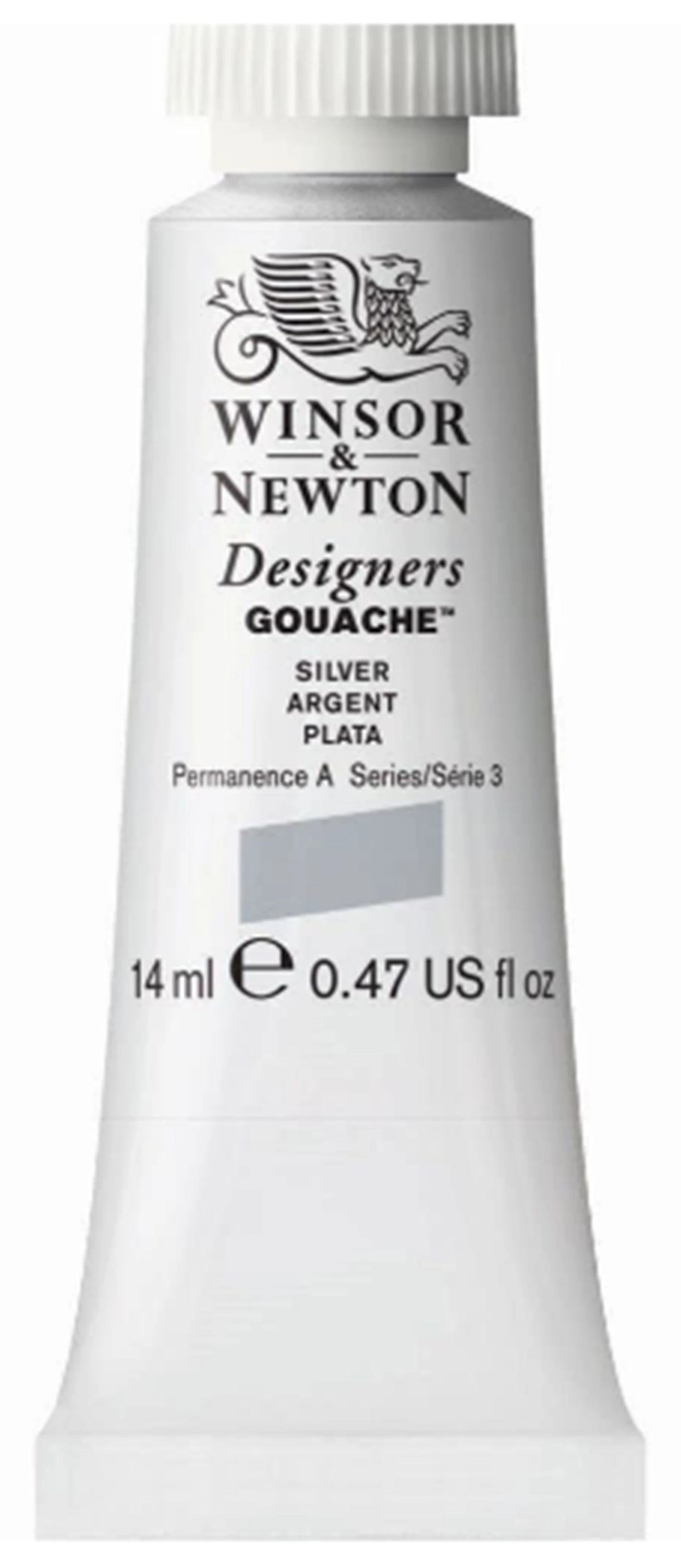 W&N DESIGNERS GOUACHE TUBO 14ML ARGENTO