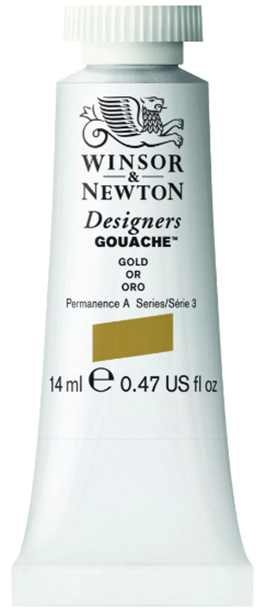 W&N DESIGNERS GOUACHE TUBO 14ML ORO