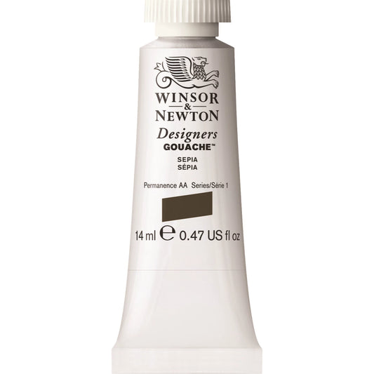 W&N DESIGNERS GOUACHE TUBO 14ML SEPPIA