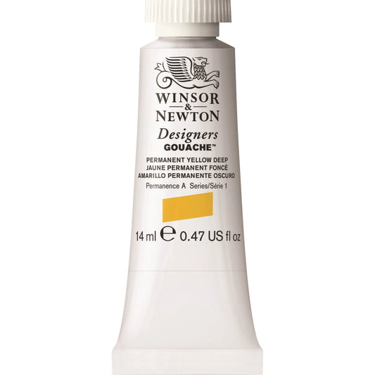 W&N DESIGNERS GOUACHE TUBO DA 14 ML GIALLO PERMANENTE PROFONDO