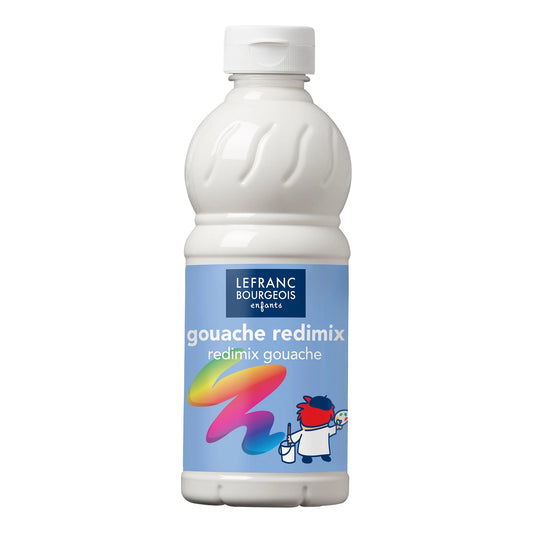 LFB TEMPERA LIQUIDA REDIMIX BOTTIGLIA DA 500 ML - BIANCO
